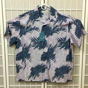 Caribbean Roundtree & Yorke Hawaiian Shirt Men's Size XL Tropical Vacation NWT